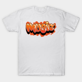 Graffiti Art - MUSIC T-Shirt